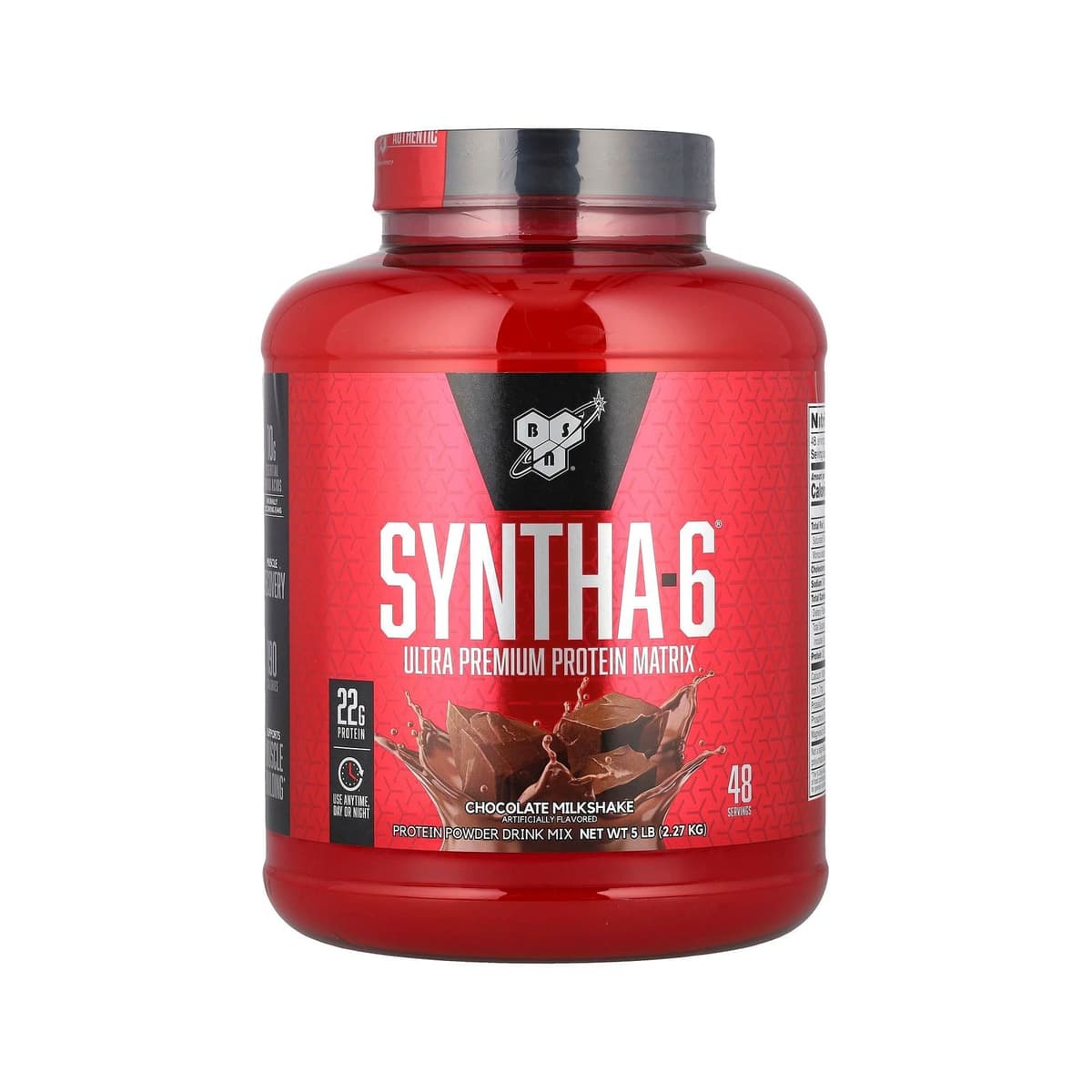 BSN Syntha-6 Ultra Premium Protein Matrix 5 lb (2.27 kg) - BSN 2270g whey protein