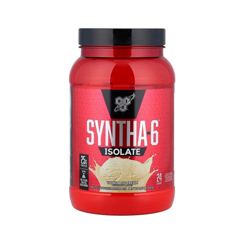 BSN Syntha-6 Isolate Protein Powder Drink Mix 2.01 lbs (912 g) - BSN 912g whey protein